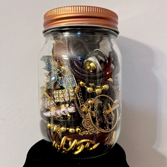 Jewelry - Mystery Jewelry Jar - Gold/Earth Tone